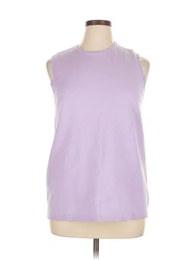 Pre-owned Wynne Layers Sweater Vest In Purple