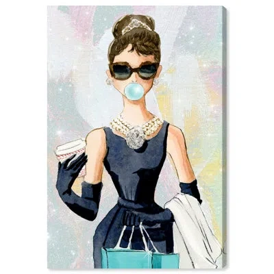 Wynwood Studio Bubble Gum And Coffee Sparkling By Oliver Gal - Wrapped Canvas Graphic Art In Blue;black