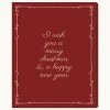 Wynwood Studio Christmas Message In Cursive In White;red