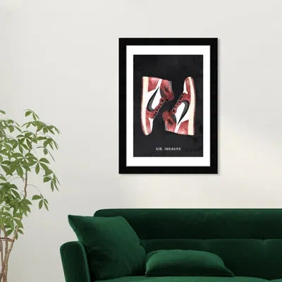 Wynwood Studio Classic Sneakers Iv - Picture Frame Graphic Art In Black Framed