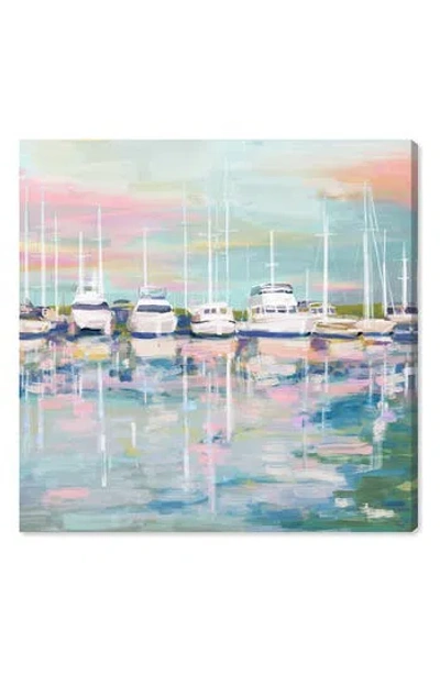 Wynwood Studio Coastal Dock Canvas Wall Art In White