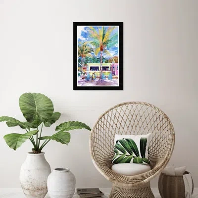 Wynwood Studio Coastal Shack Lounging In Black Framed