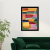 Wynwood Studio Color Construct Overflow In Black Framed