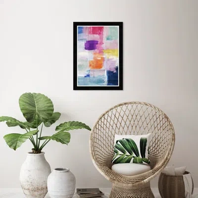 Wynwood Studio Colored Flow In Black Framed