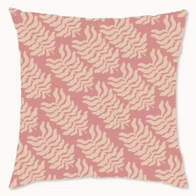Wynwood Studio Floral Polyester Pillow Cover In Pink