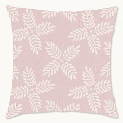 Wynwood Studio Floral Polyester Throw Pillow In Pink