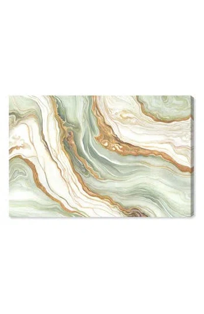 Wynwood Studio Green & Gold Canvas Wall Art
