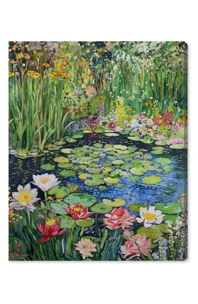 Wynwood Studio Impressionist Pond Canvas Wall Art In Green