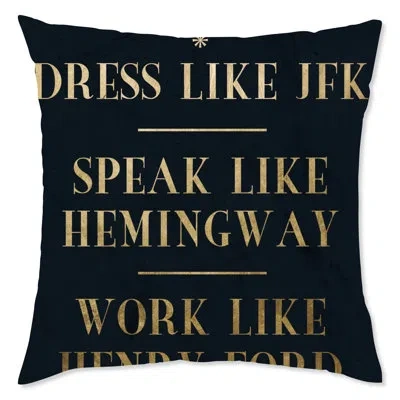 Wynwood Studio Inspirational Square Pillow Cover & Insert