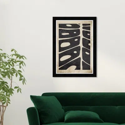 Wynwood Studio Leaf Detail Ii In Black Framed