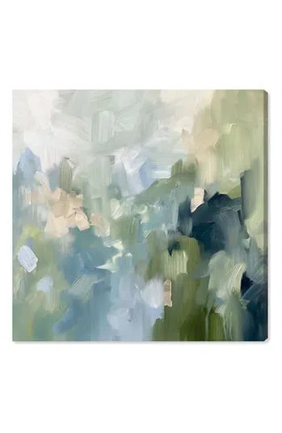 Wynwood Studio Minted Brush Canvas Wall Art In Blue