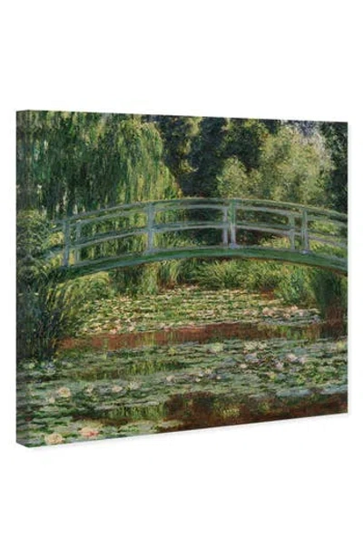 Wynwood Studio Monet The Japanese Footbridge Canvas Wall Art In Green
