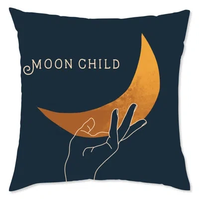 Wynwood Studio Moons Square Pillow Cover & Insert