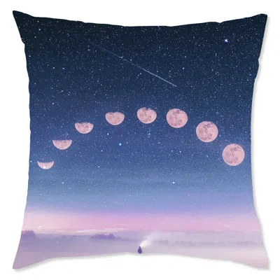 Wynwood Studio Moons Square Pillow Cover & Insert