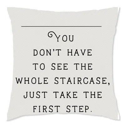 Wynwood Studio Motivational Square Pillow Cover & Insert