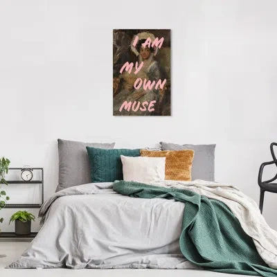 Wynwood Studio My Own Muse Ii On Canvas By  Print In Bronze,pink