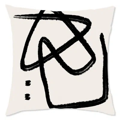 Wynwood Studio Paint Square Pillow Cover & Insert In Black