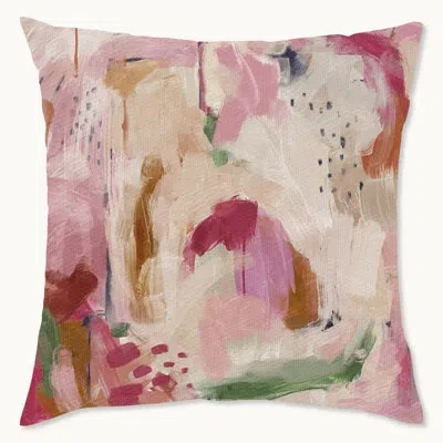 Wynwood Studio Polyester Pillow Cover In White;gray;pink
