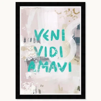 Wynwood Studio Prints Abstract Typography 15" X 21" In Black