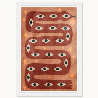 Wynwood Studio Prints Boho Prints 15" X 21" In White