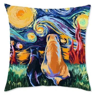 Wynwood Studio Puppies Square Pillow Cover & Insert