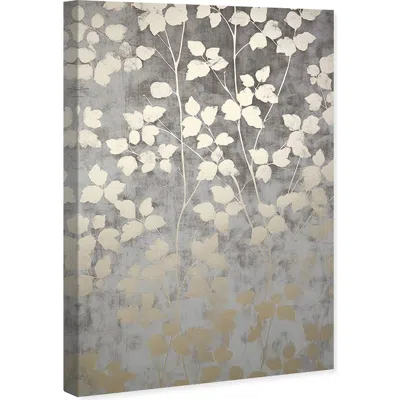 Wynwood Studio Silvery Gray Garden Canvas Wall Art