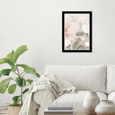 Wynwood Studio Soft Petals In Black Framed