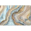 Wynwood Studio The Luxurious Geode Canvas Wall Art In Gold