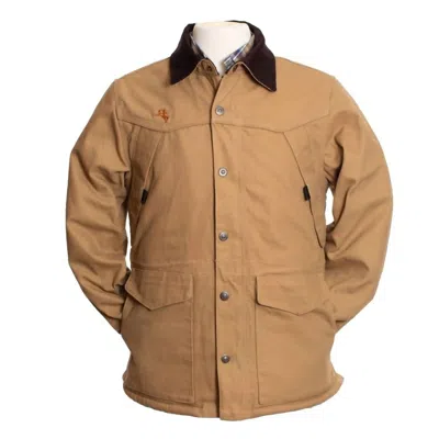 Wyoming Traders Men's Canvas Ranch Coat In Tan In Brown