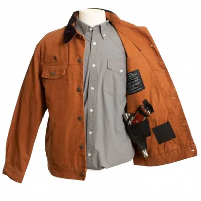 Wyoming Traders Men's Chisum Concealed Carry Jacket In Cinnamon In Brown