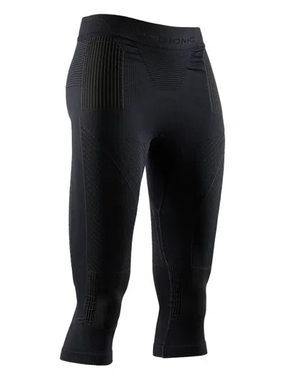 X-bionic Accumulator Three-quarter Leggings In Black