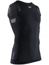 X-bionic X Bionic Invent Lt Black Singlet In Black