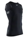 X-bionic X Bionic Invent Lt Black Singlet In Black