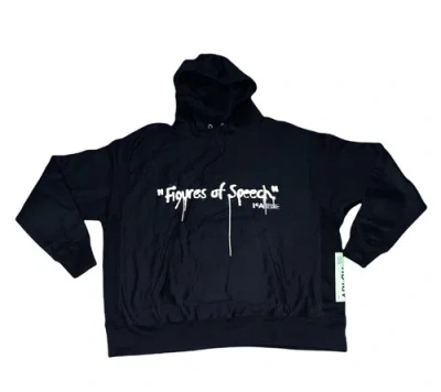 Pre-owned X Brand New- Virgil Abloh  Ica “grim Reaper” Pullover Hoodie Mens (size 2l) In Black