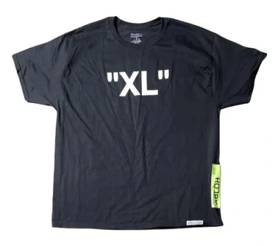 Pre-owned X Brand New- Virgil Abloh  Ica “size” T-shirt Mens (size L) In Black