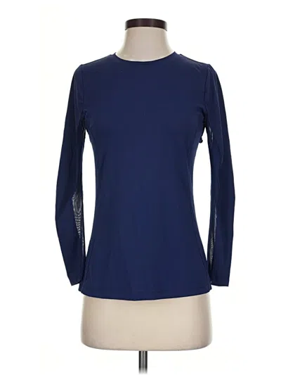 Pre-owned X By Gottex 3/4 Sleeve T-shirt In Blue