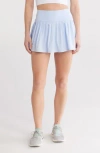 X By Gottex Accordion Skort In Sky Blue