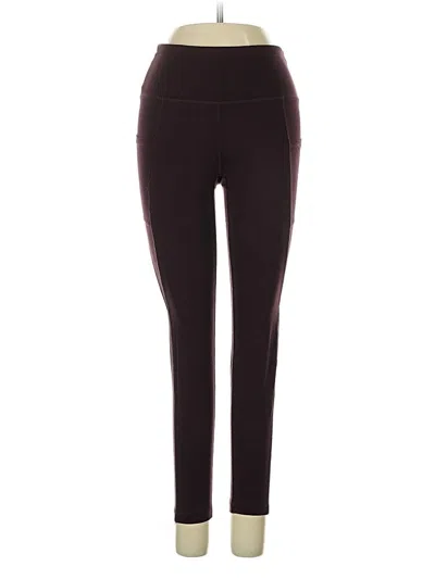 Pre-owned X By Gottex Active Pants In Burgundy