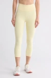X By Gottex Ava Capri Leggings In Yellow