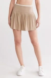 X By Gottex Colorblock Skort In Brown
