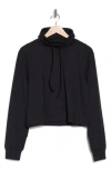 X By Gottex Funnel Neck Heather Top In Black