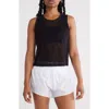 X By Gottex Lace Sleeveless Top In Black