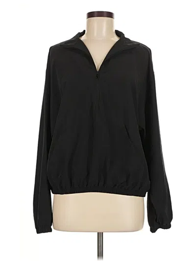 Pre-owned X By Gottex Long Sleeve Polo Shirt In Black