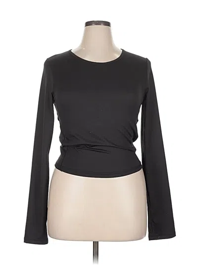 Pre-owned X By Gottex Long Sleeve T-shirt In Black