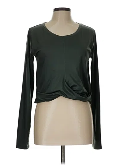 Pre-owned X By Gottex Long Sleeve T-shirt In Green