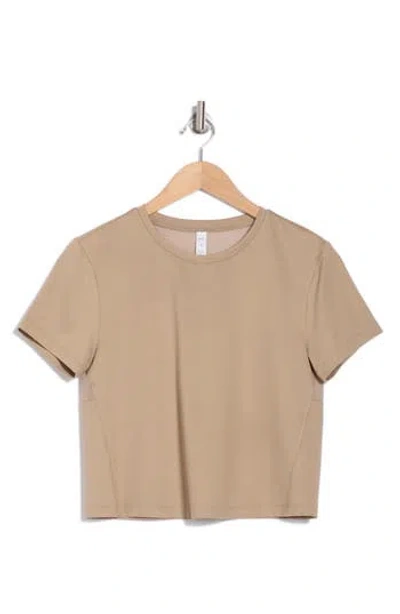 X By Gottex Mesh Back T-shirt In Gravel