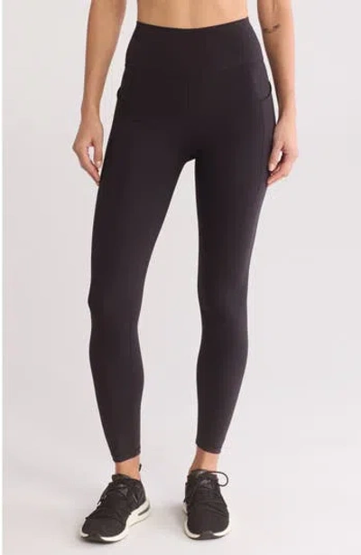 X By Gottex Pocket Ankle Leggings In Black