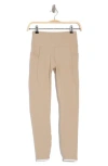 X By Gottex Pocket Ankle Leggings In Gravel
