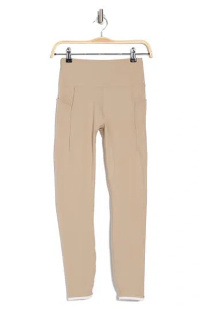 X By Gottex Pocket Ankle Leggings In Gravel