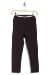 X By Gottex Pocket Capri Leggings In Black